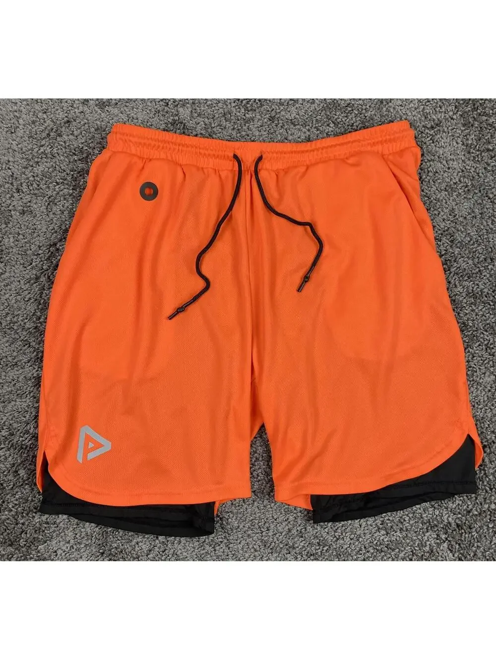 Pinkbomb 2 in 1 Running Shorts Men's Quick Dry Gyn Size 3XL
